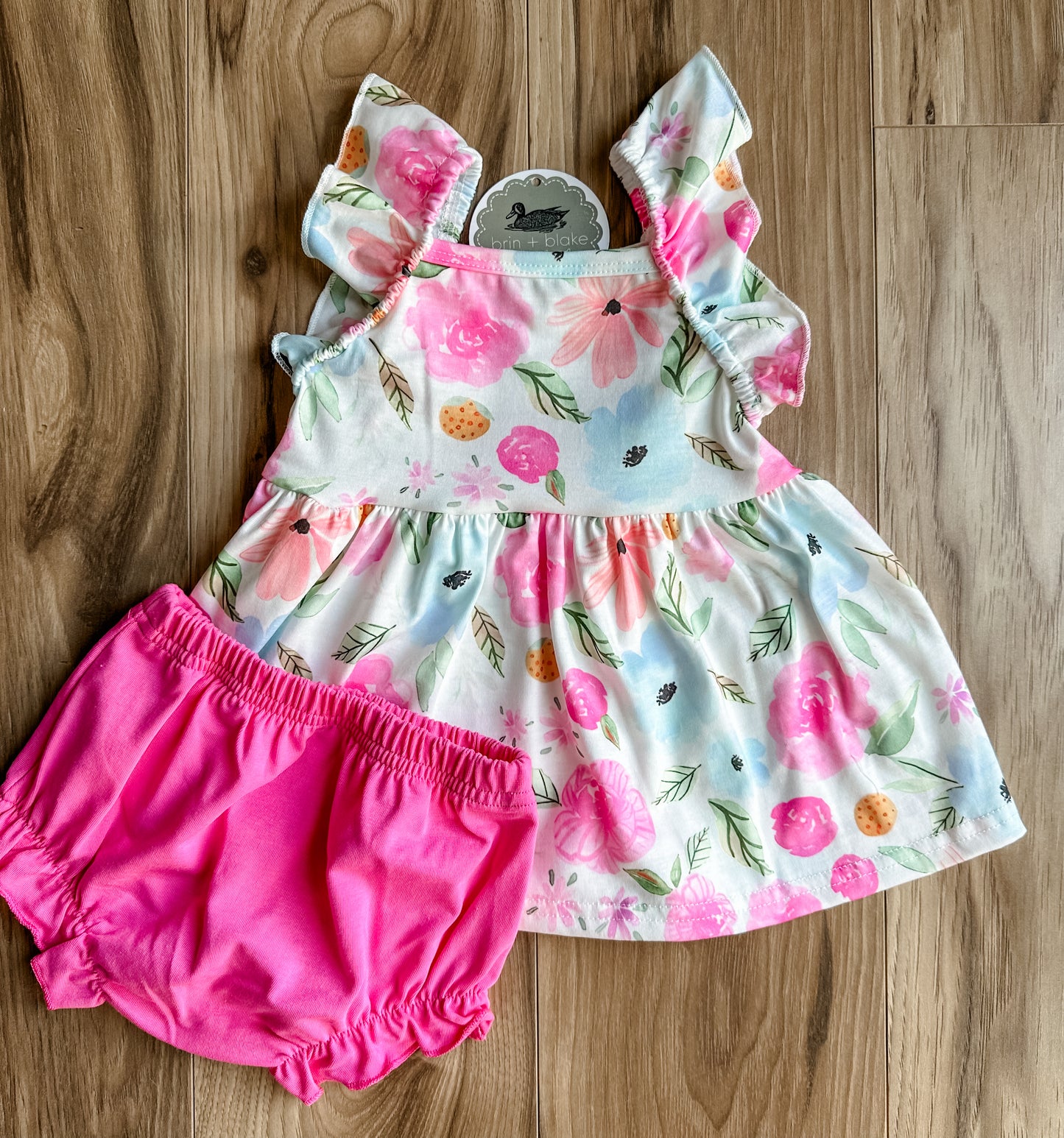 Watercolor Tank + Bloomer Set