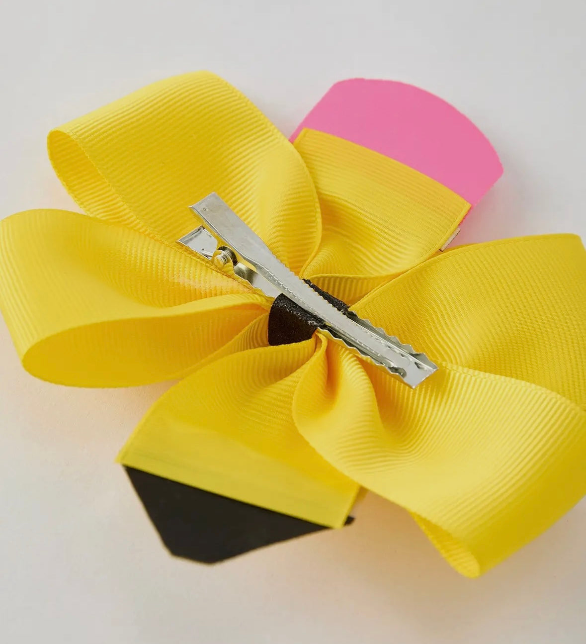 Pencil Alligator Clip Hair Bow