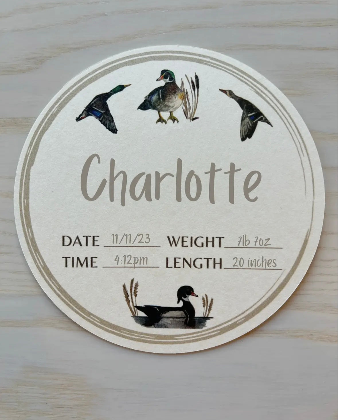 Little Duckling Milestone Cards