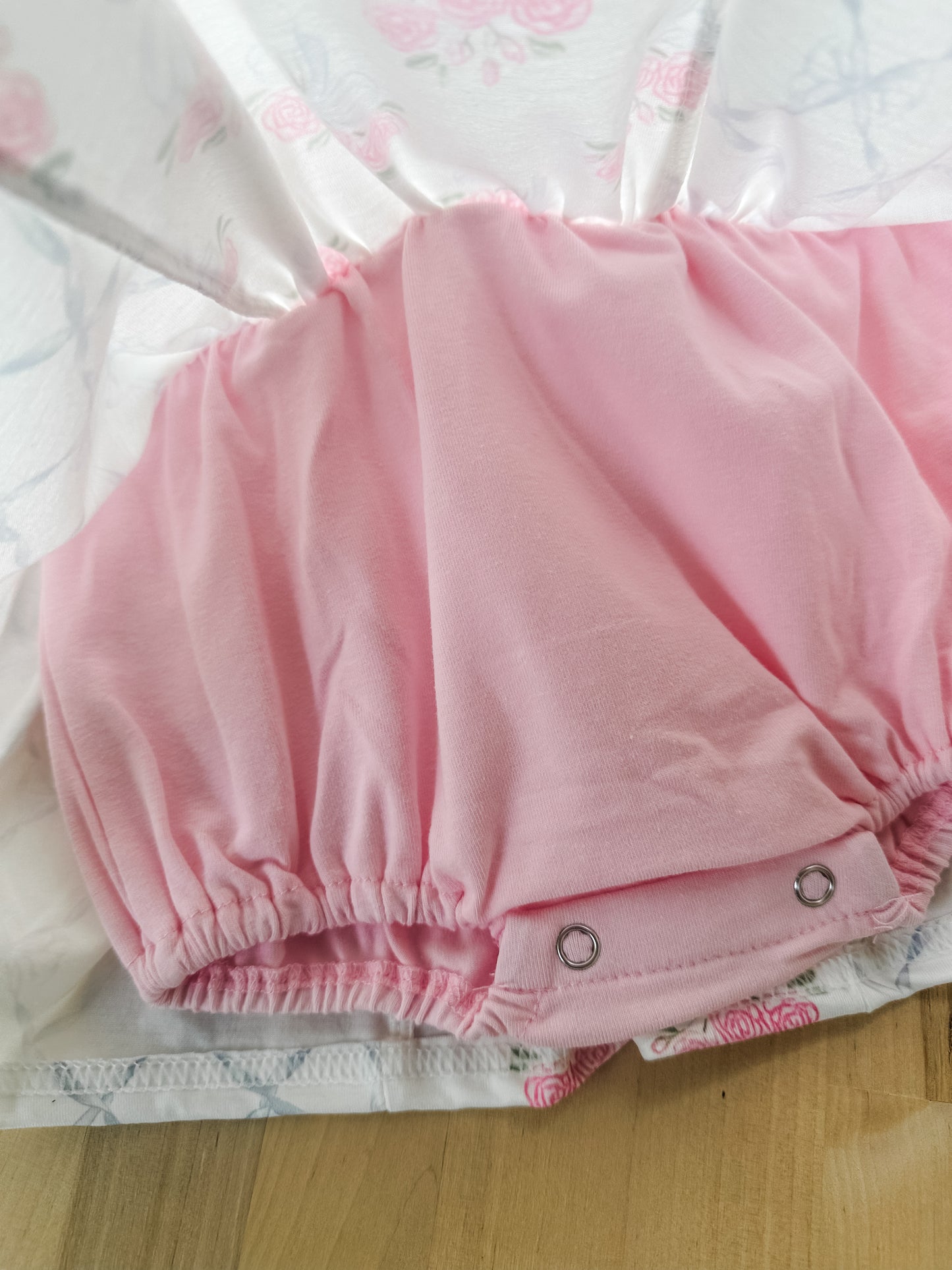 Soft Rose Swing Dress (bloomers attached)