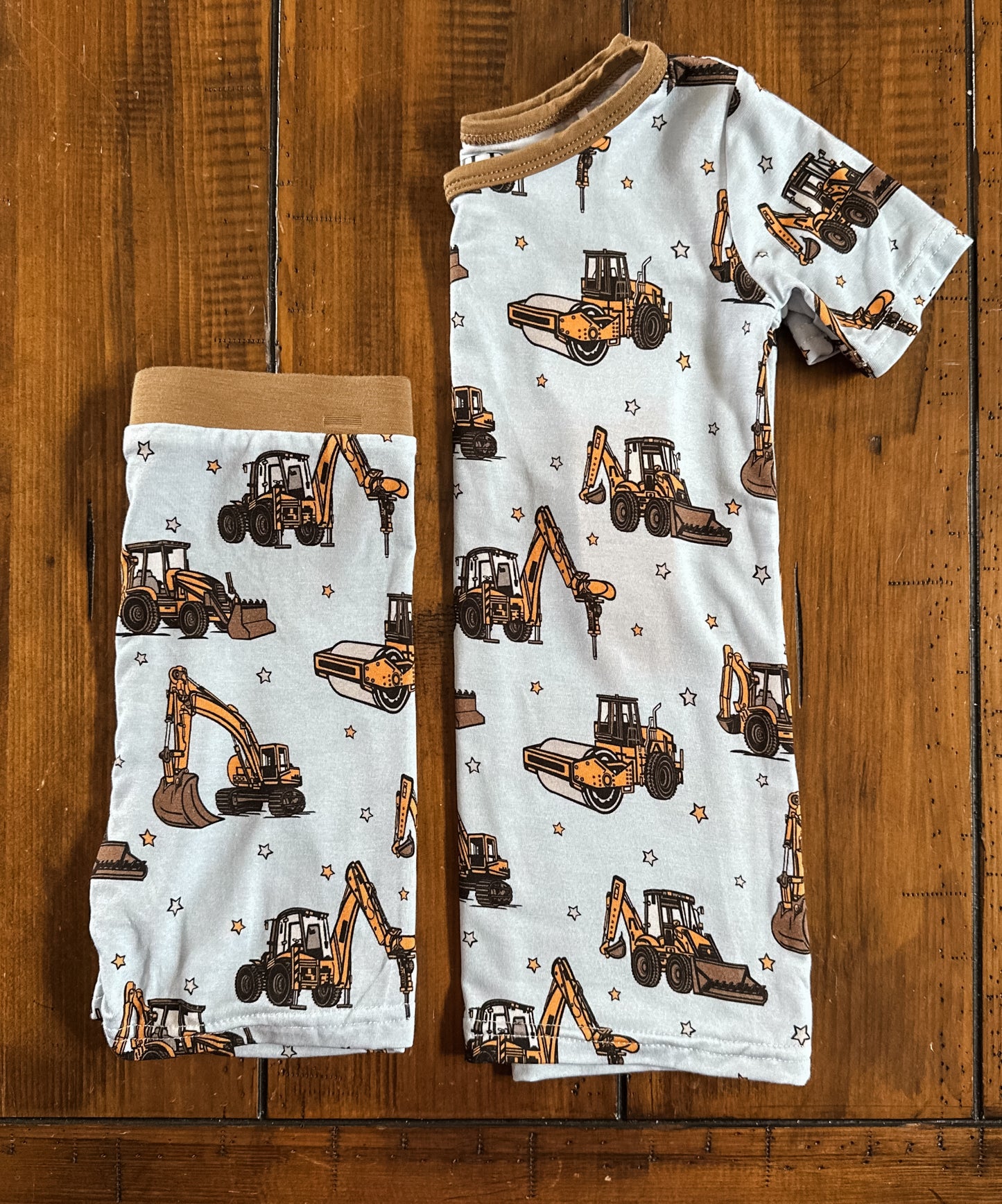 Construction Site Bamboo Pajamas