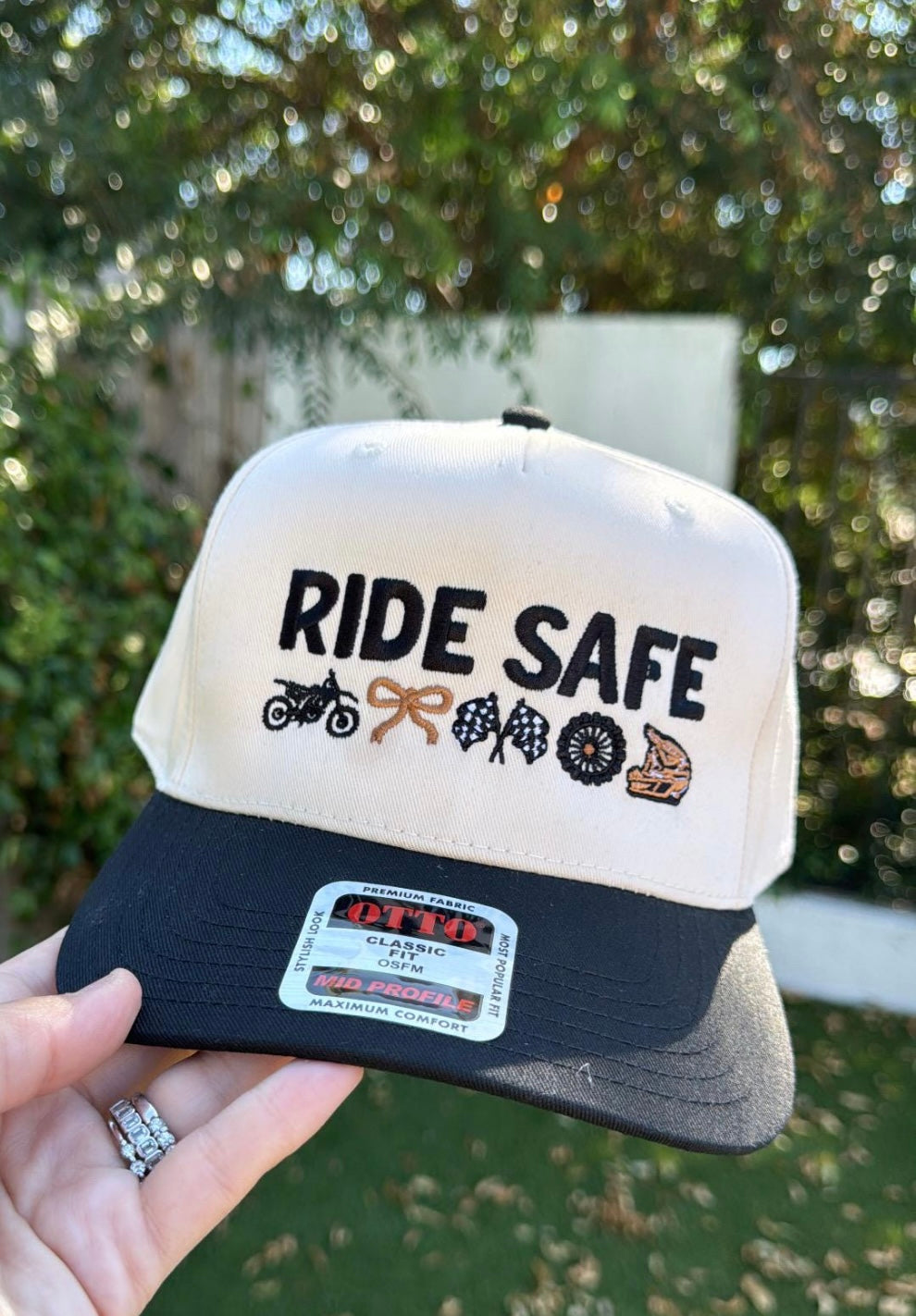 Ride Safe Embroidered Hat