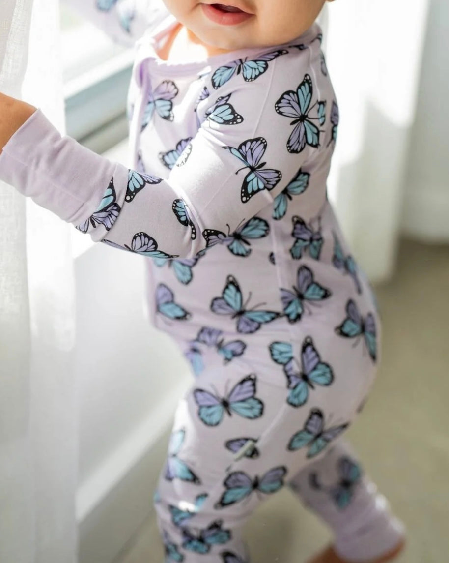 Lavender Butterfly Zippy