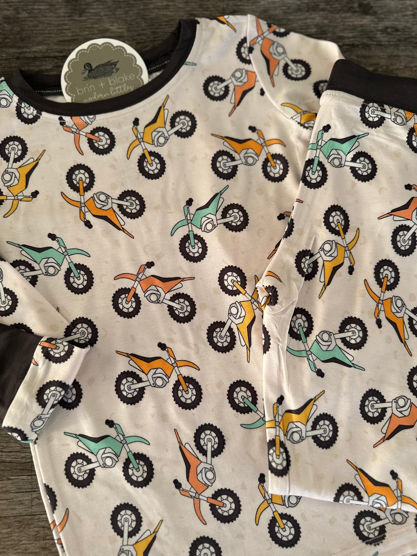 Dirtbike Bamboo Pajamas