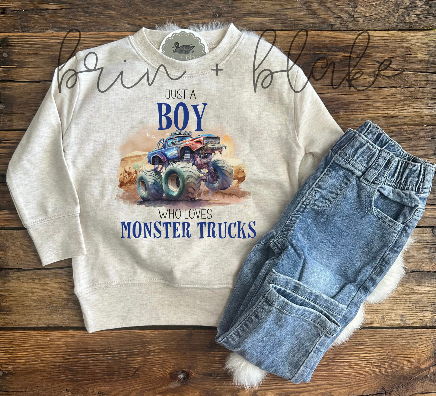 Monster Truck Lover Pullover