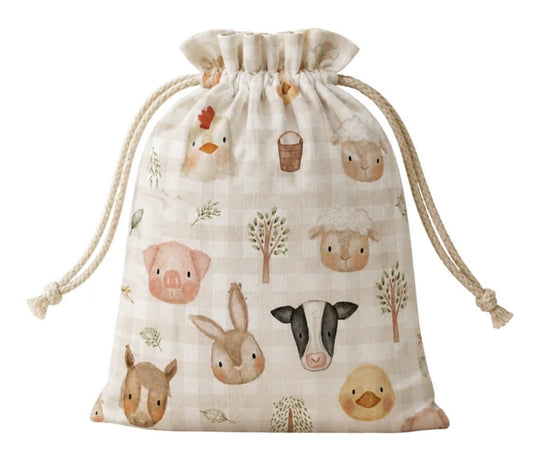 Farm Friends Bamboo Crib Sheet