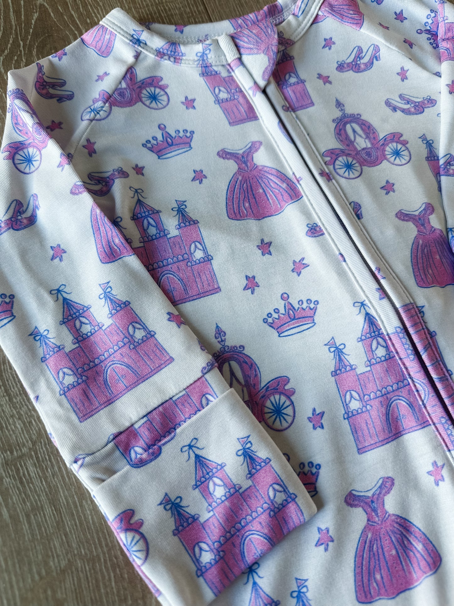 Pink Princess Bamboo Zippy
