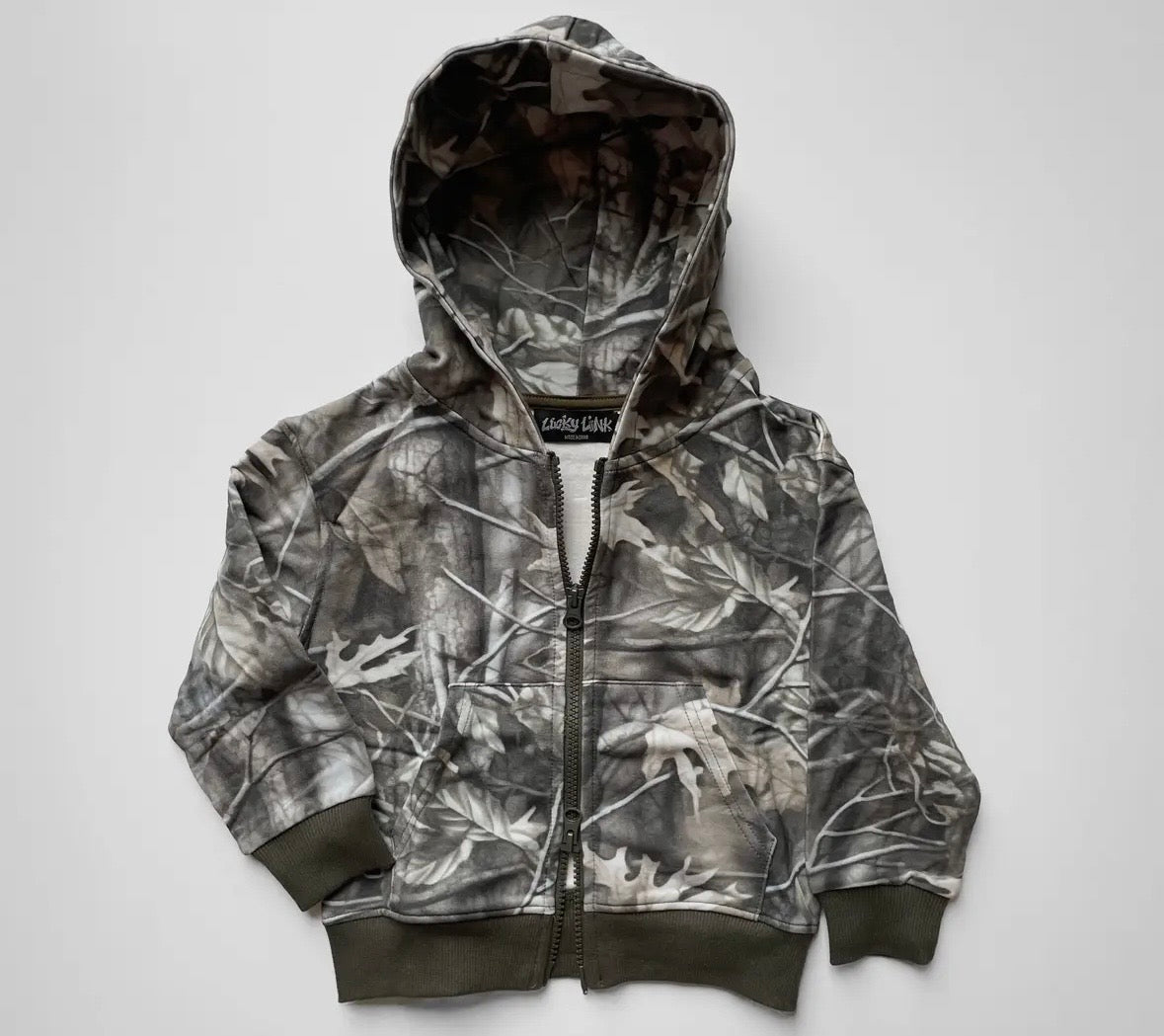 Camo Zip Up Jacket
