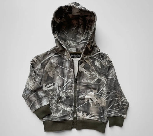 Camo Zip Up Jacket