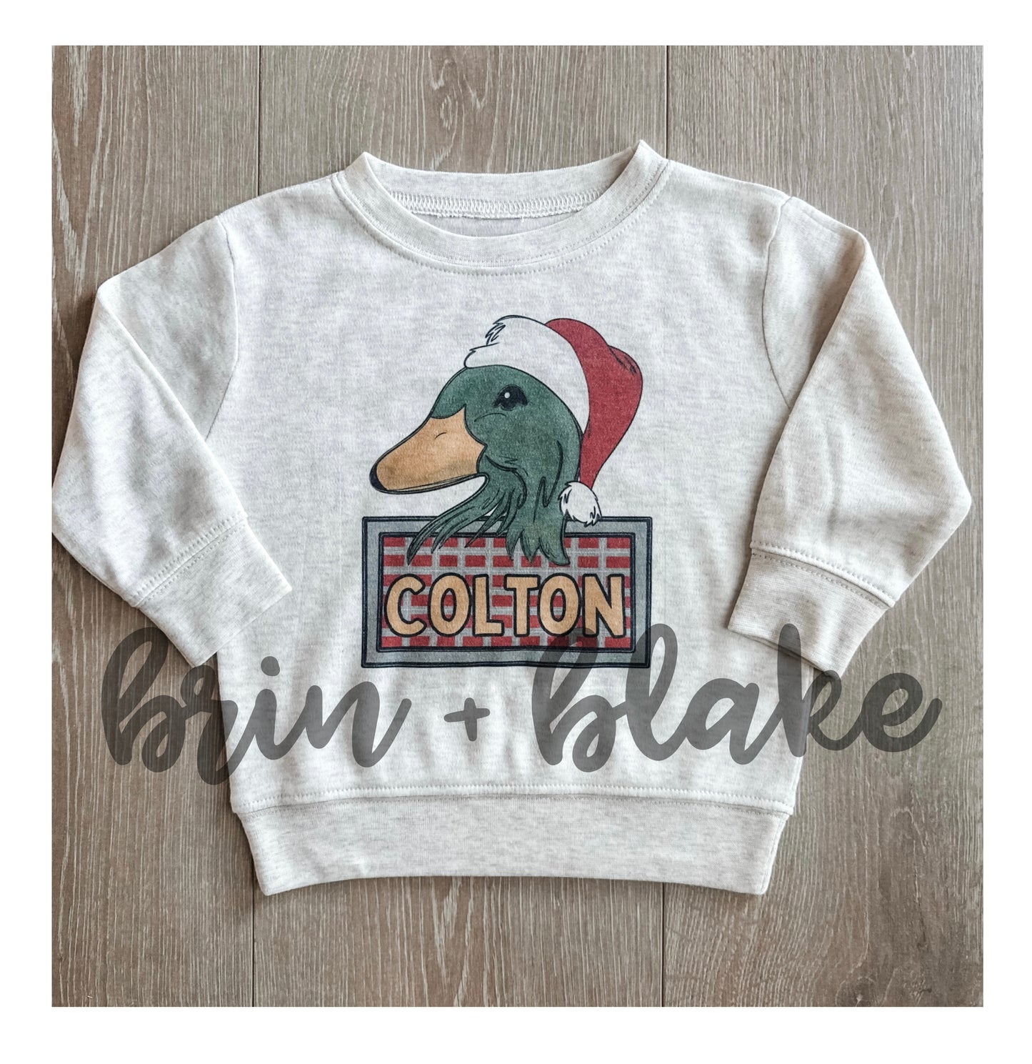 Mallard Santa Hat Pullover