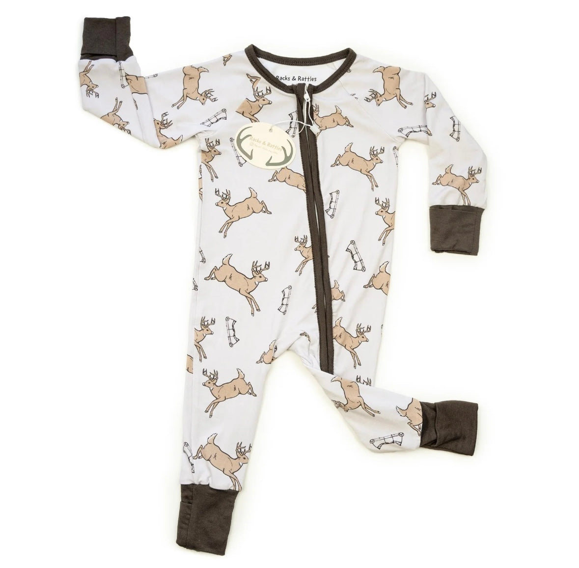 Bucks + Bows Bamboo Zippy