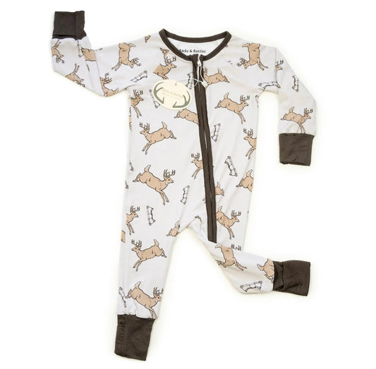 Bucks + Bows Bamboo Zippy