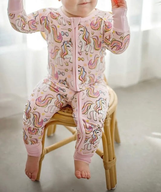 Magical Unicorn Bamboo Zippy