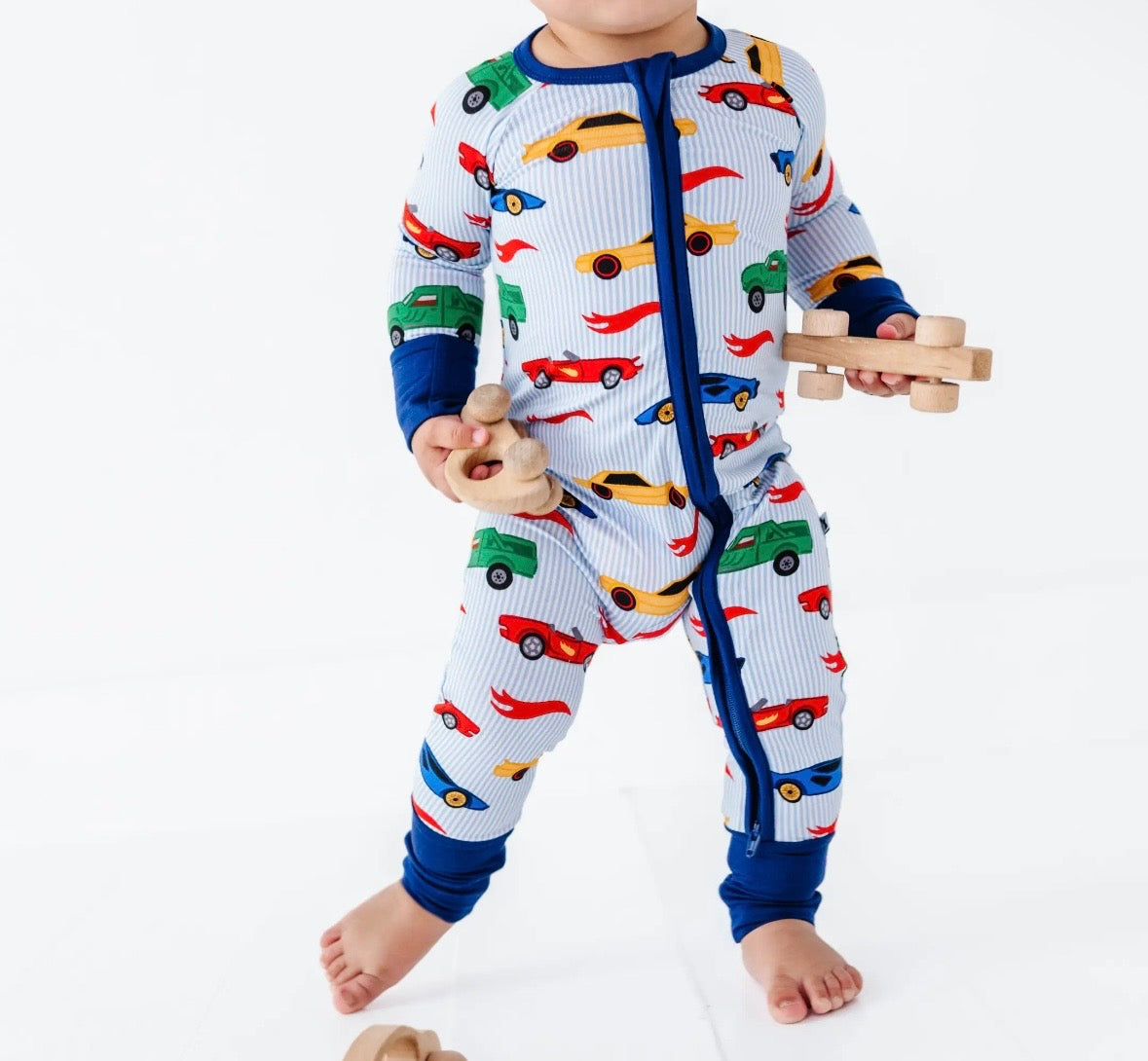 Racing Stripe Bamboo Zippy