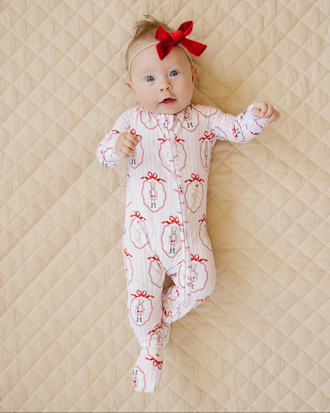 Bamboo Pink Nutcracker Pajamas
