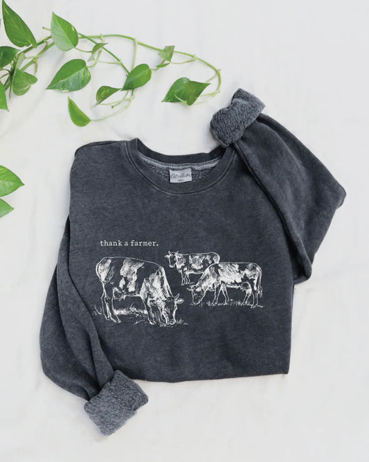 Thank A Farmer Mineral Pullover