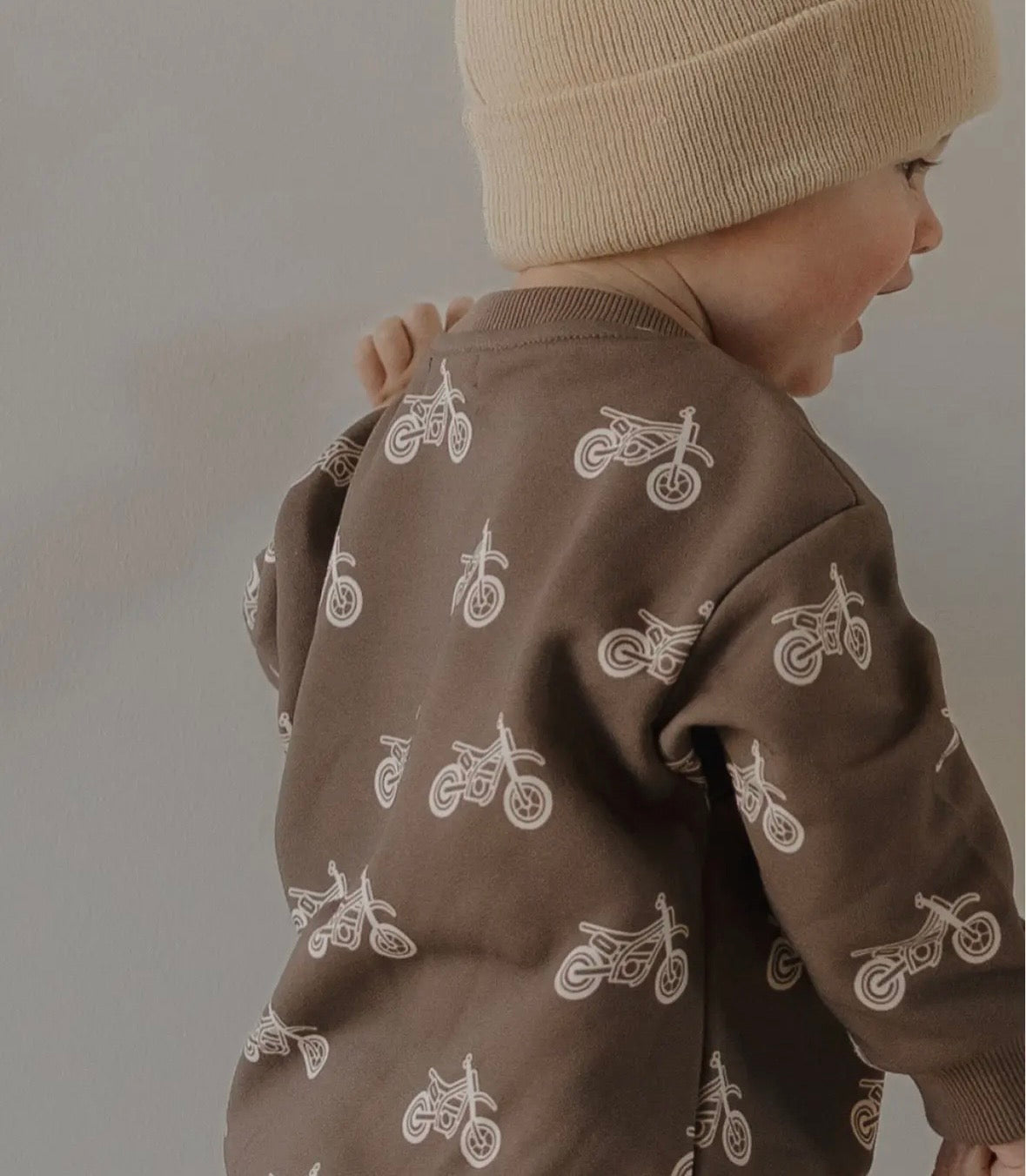 Dirtbike Sweatshirt Romper