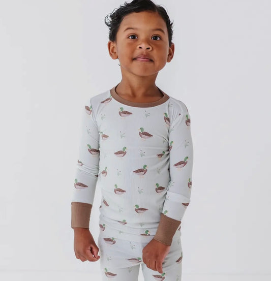 Duck, Duck, Cute Bamboo Pajamas