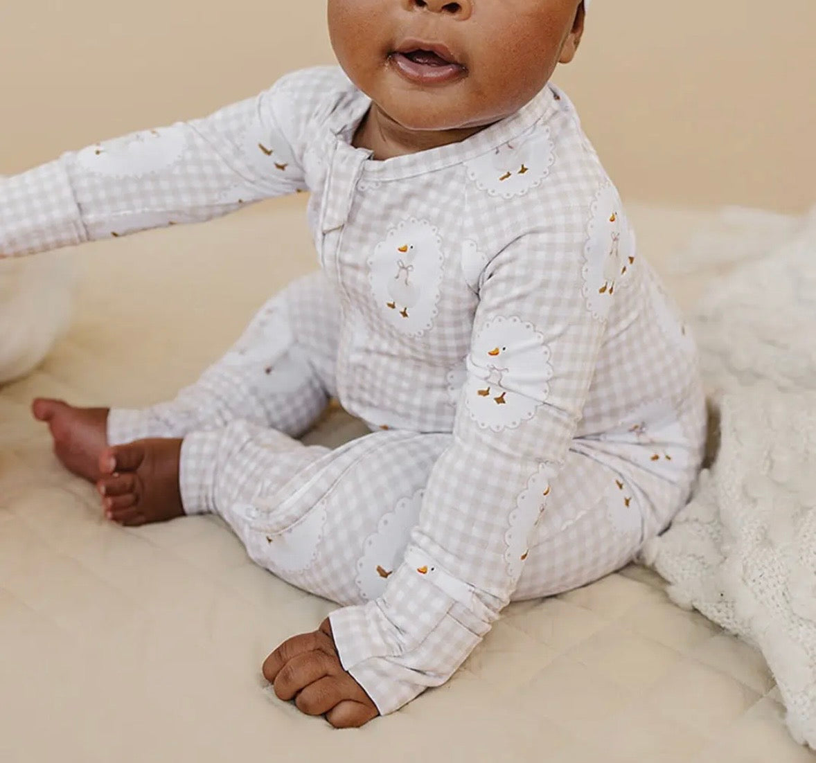 Gingham + Goose Bamboo Zippy
