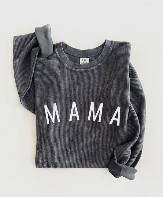 Mama Thermal Vintage Pullover