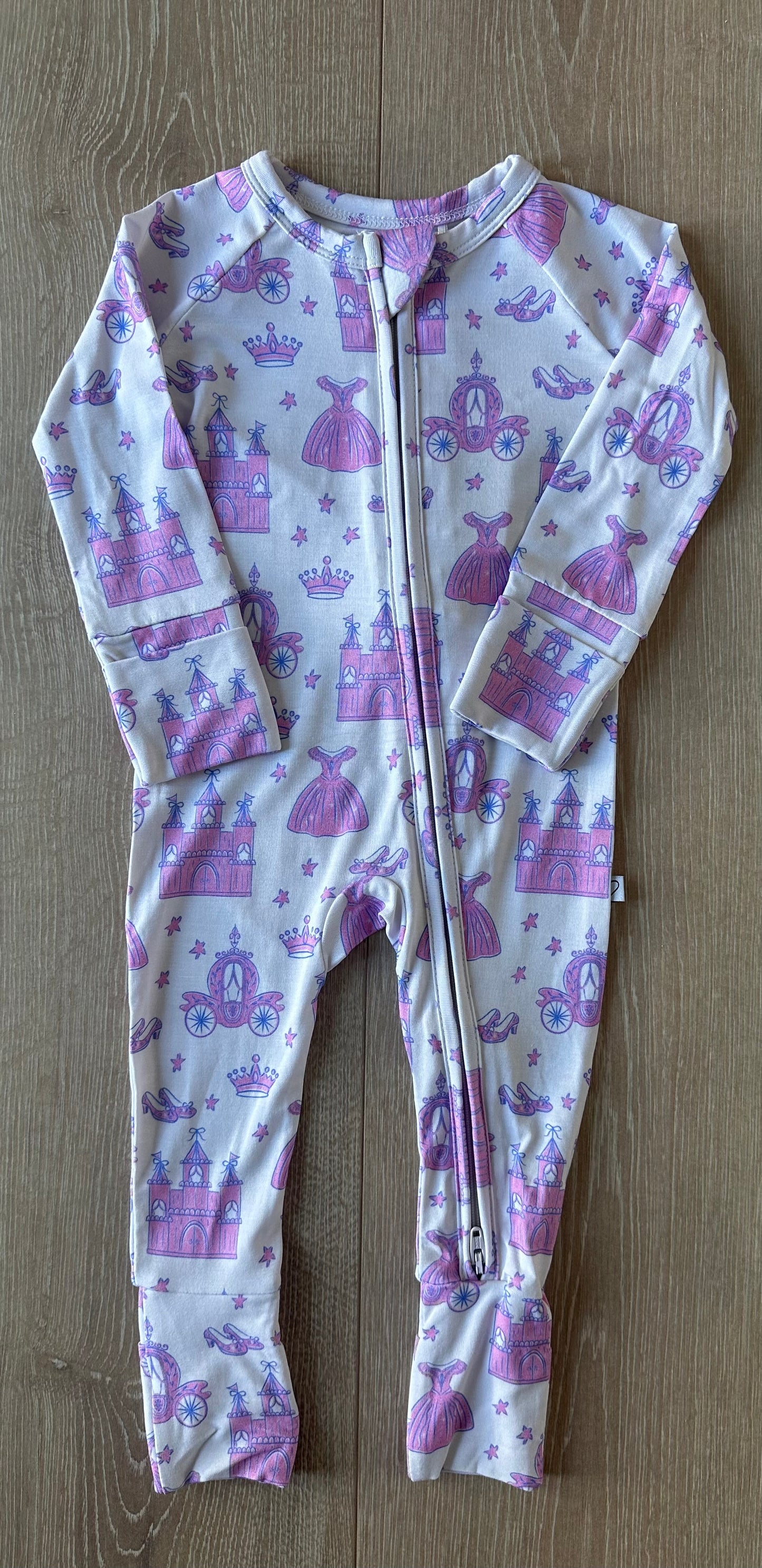 Pink Princess Bamboo Zippy