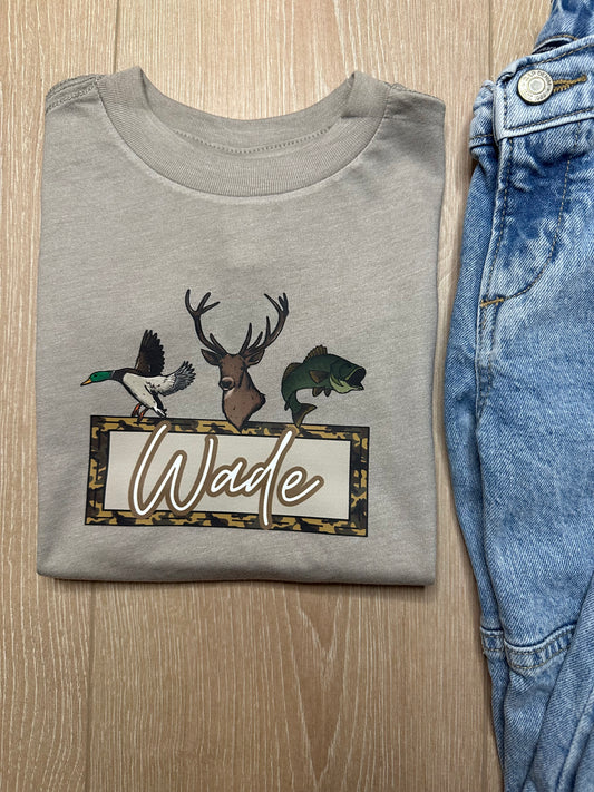 Bird + Buck + Bass Tee