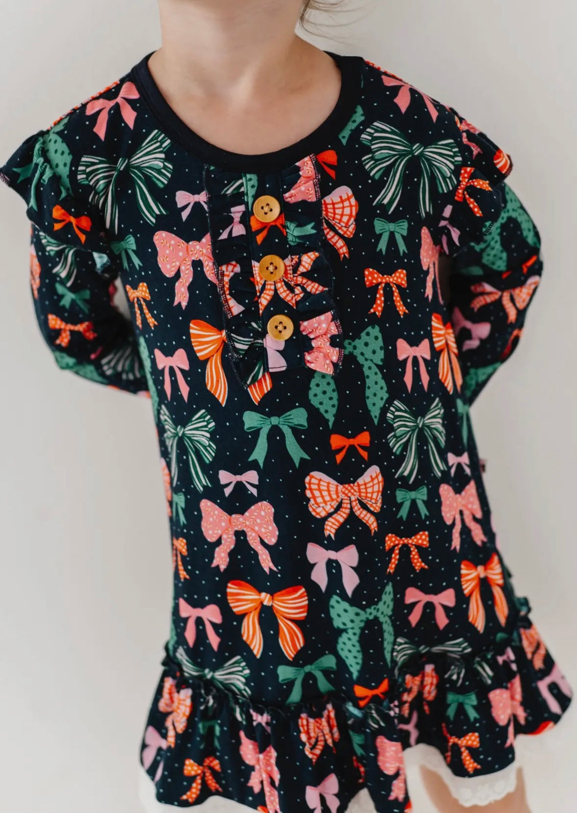 Merry Little Bows Bamboo Nightgown