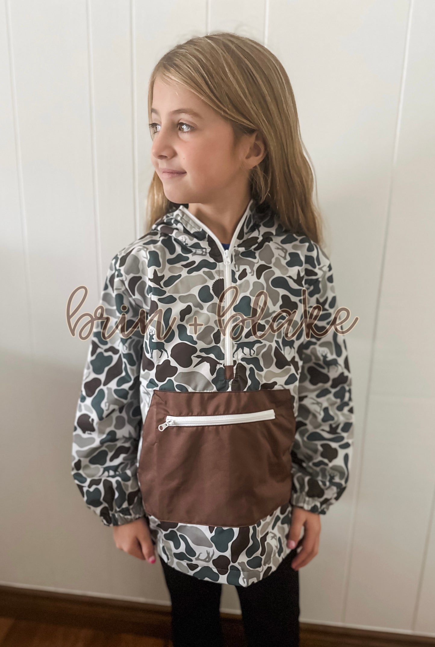 Camo Windbreaker Jacket