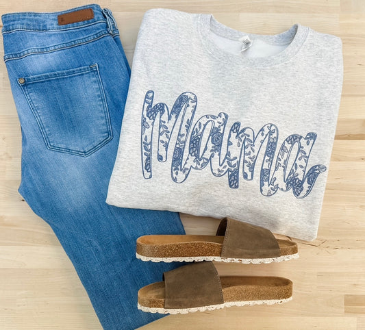 Mama Floral Short Sleeve Tee