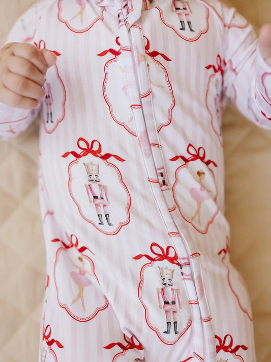 Bamboo Pink Nutcracker Pajamas