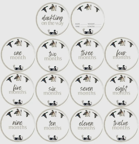 Little Duckling Milestone Cards
