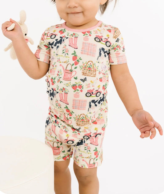 Blooming Homestead Short Set