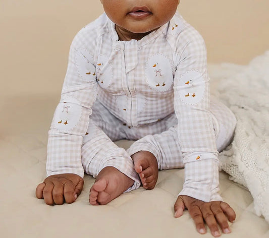 Gingham + Goose Bamboo Zippy