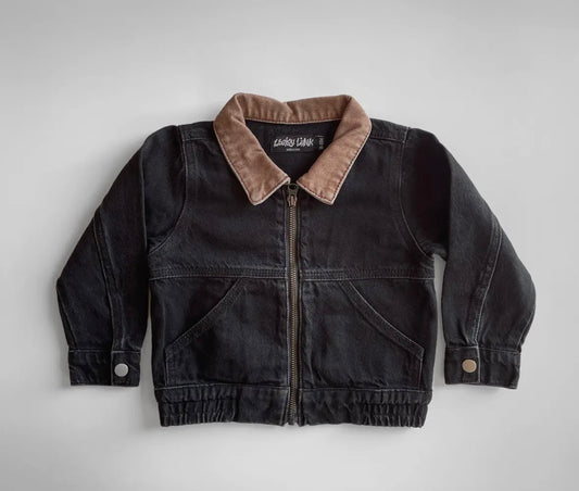 Black Vintage Utility Jacket