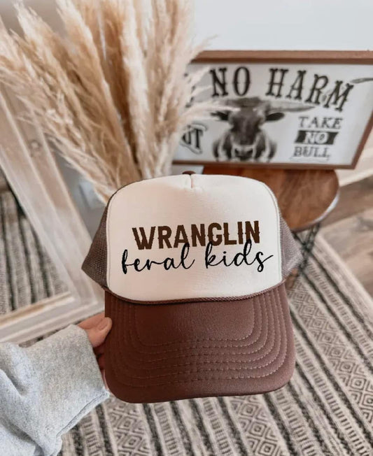 Wranglin’ Feral Kids Trucker Hat