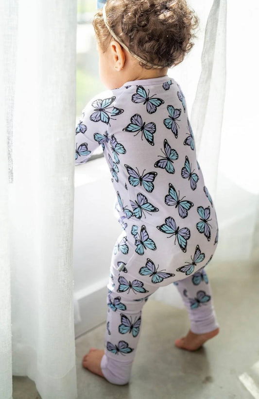 Lavender Butterfly Zippy