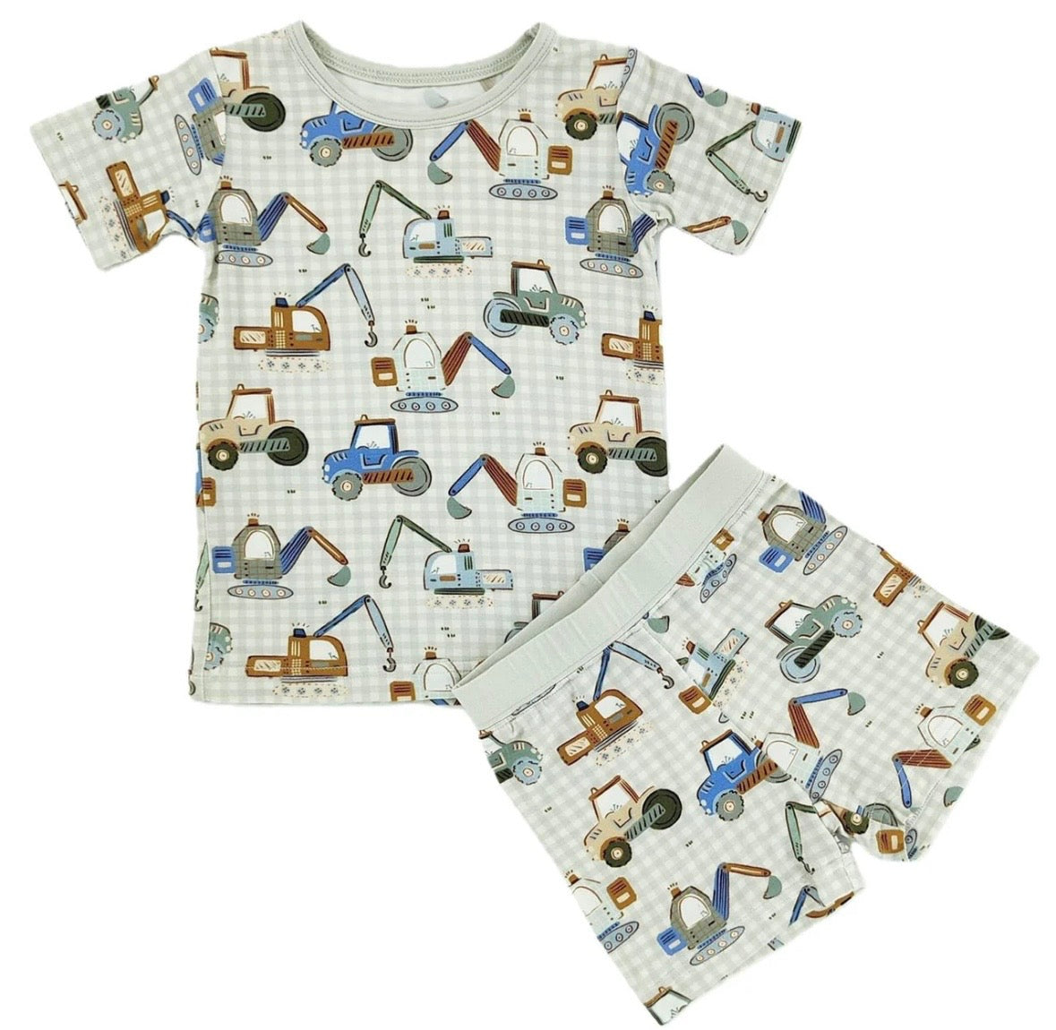 Construction Crew Bamboo Short Set