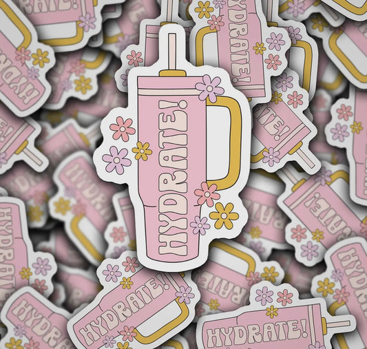 H Y D R A T E decal
