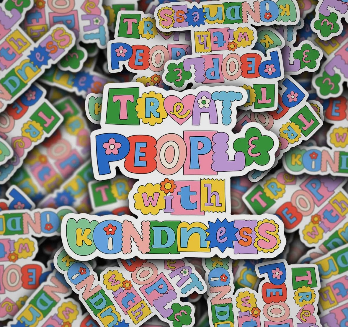 Treat People with Kindness Decal